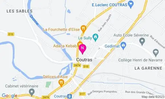 Localisation Mtre Nony Damien