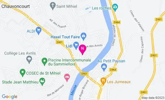 Localisation Mtre Vincent Maud