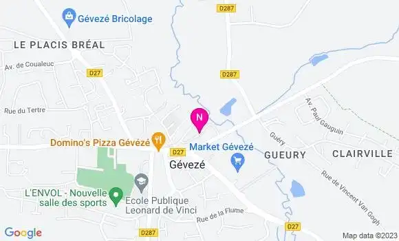 Localisation Mtre Butel Jonathan