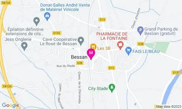 Localisation Mtre Cerles Mélanie