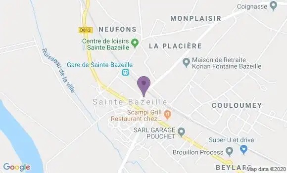 Localisation Mtre Orifelli Denis