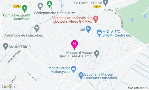 Localisation Mtre Pause Johanne