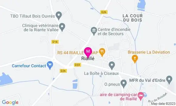 Localisation Mtre Manchec Martial