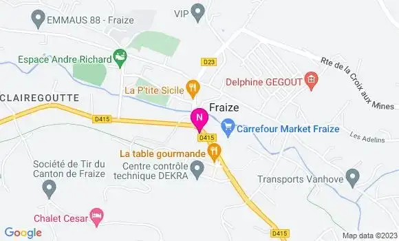 Localisation Mtre Toussaint Emilie