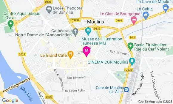 Localisation Mtre Thuard Magali