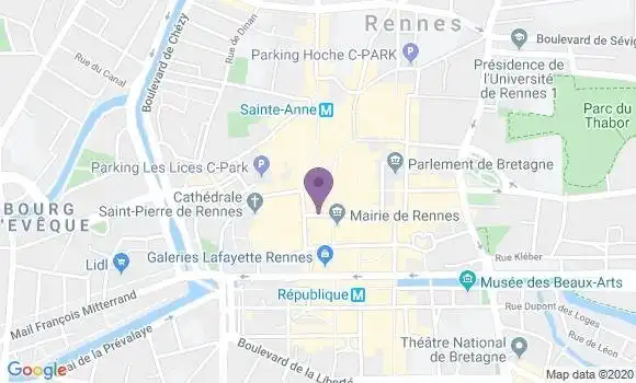 Localisation Mtre Laisne Marc