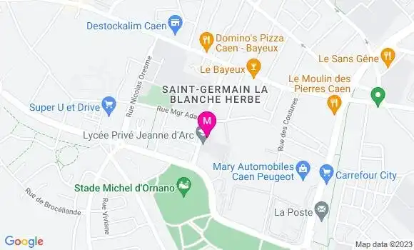 Localisation Mtre Brun Laurence