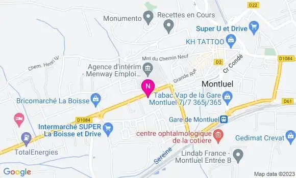 Localisation Mtre Lagrange Nicolas