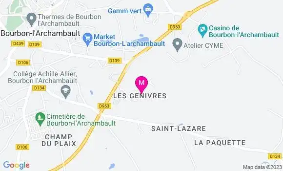Localisation Mtre Salin Arnaud
