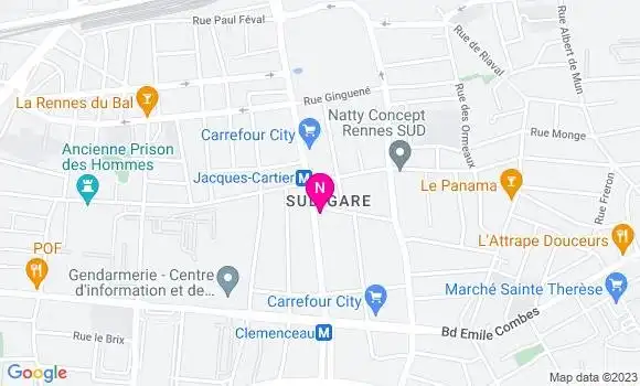 Localisation Mtre Antoine Julien