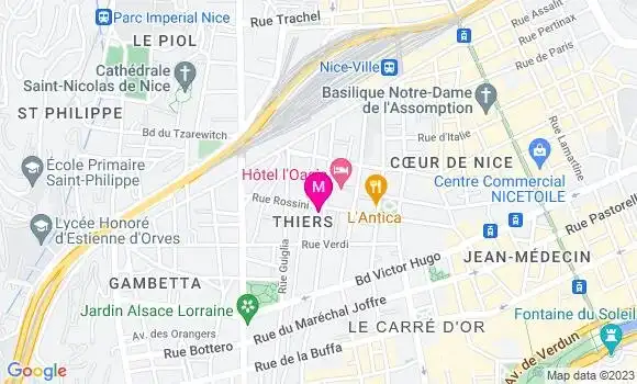 Localisation Mtre Pariente Samuel