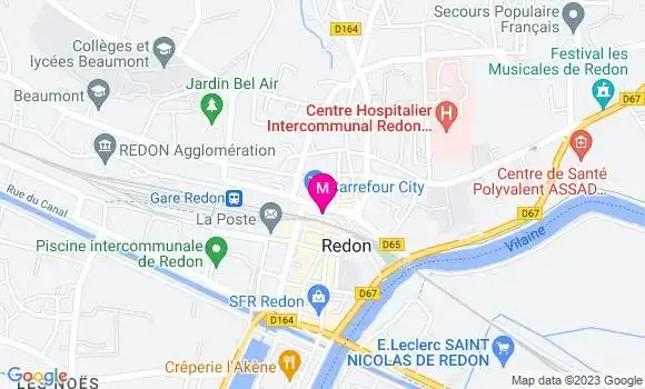 Localisation Mtre Merten Thomas