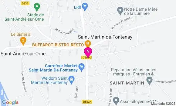 Localisation Mtre Coquelin Guillaume