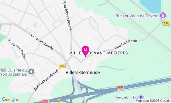 Localisation Mtre Dejardin Agnès