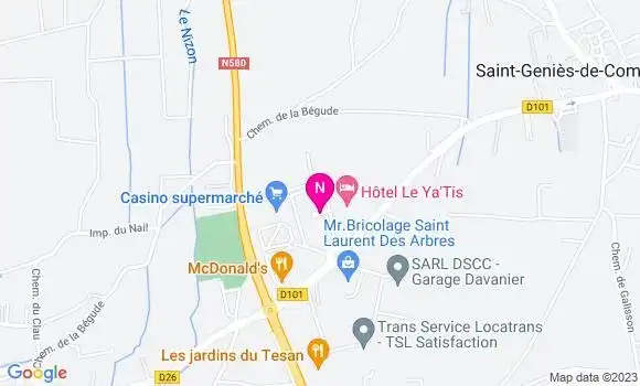 Localisation Mtre Peuch Hélène