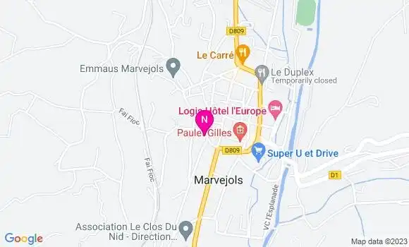 Localisation Mtre Robert Anne Marie