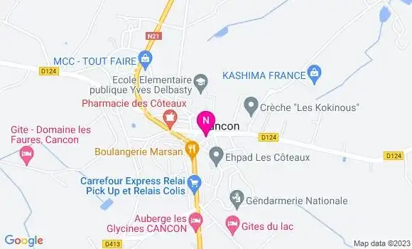 Localisation Mtre Saint Mezard François