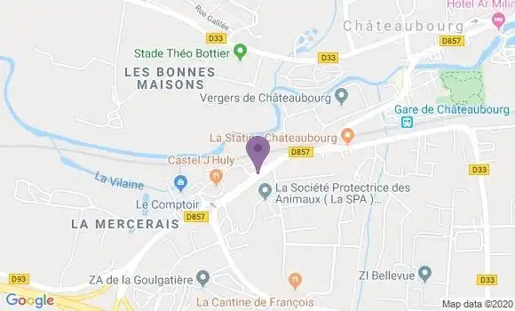 Localisation Mtre Mevel Nicolas
