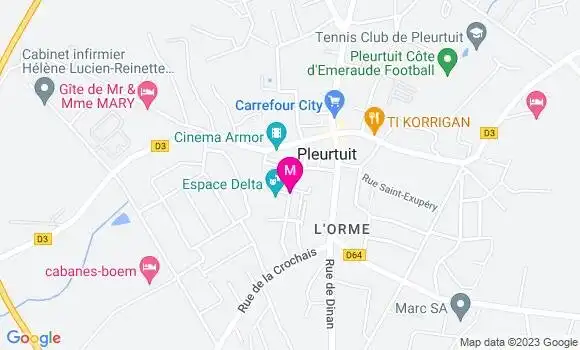 Localisation Mtre Rabrais Véronique