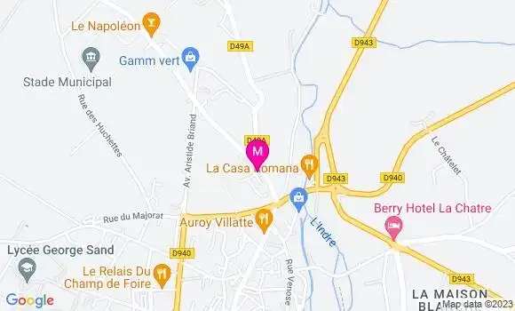 Localisation Mtre Clan de Pommayrac Corinne