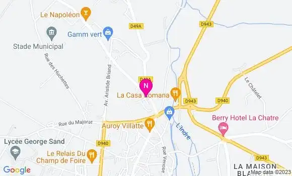 Localisation Mtre Courreges Françoise