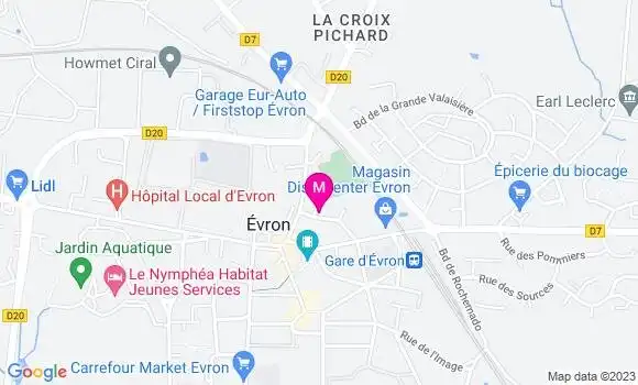Localisation Mtre Lebreton Frédéric