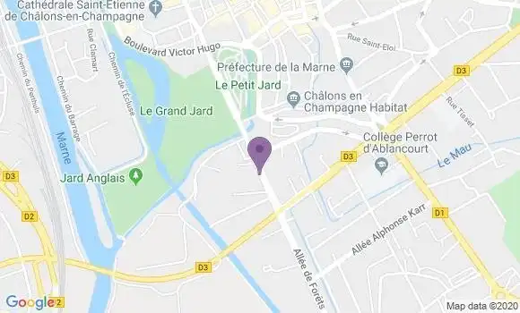 Localisation Mtre D