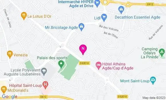 Localisation Mtre Bourjade Aris Lucie