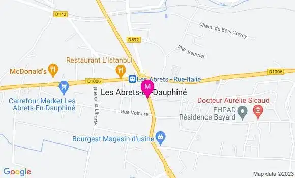 Localisation Mtre Ventura Elodie