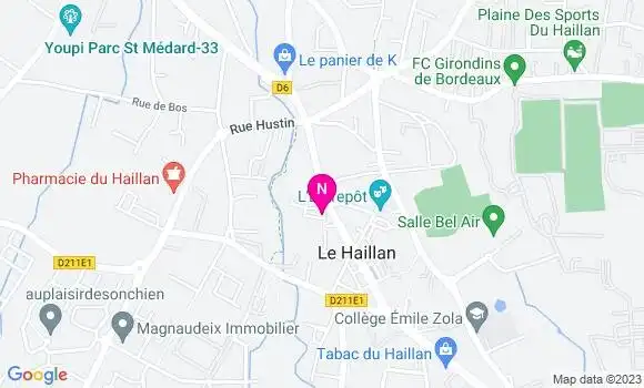 Localisation Mtre Poucan Stéphanie