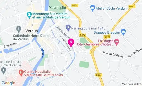 Localisation Mtre Nicolas Nathalie