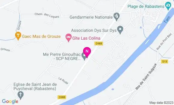 Localisation Mtre Maurel Céline