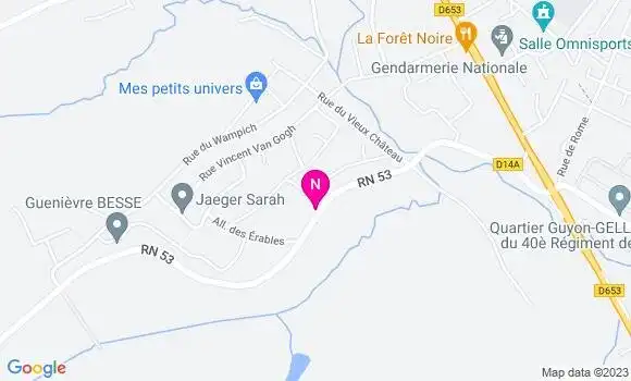 Localisation Mtre Colnat Anne France