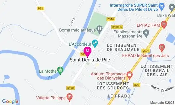 Localisation Mtre Chaillou Christelle