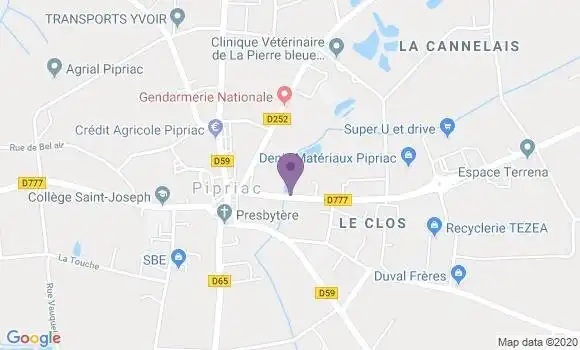 Localisation Mtre Pinson Yann