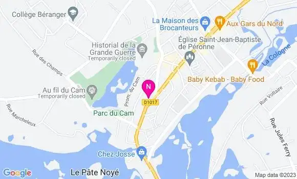 Localisation Mtre De Witasse Thezy Hélène