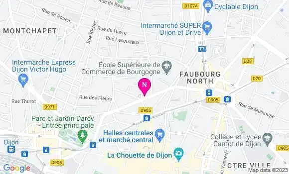 Localisation Mtre Marchal Sandrine