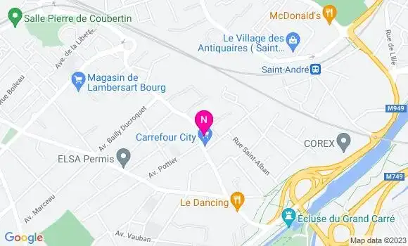 Localisation Mtre Crépeaux Flore
