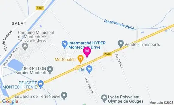 Localisation Mtre Doucet Louat Camille