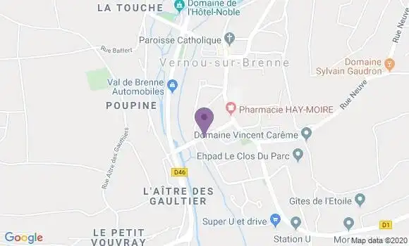 Localisation Mtre Mounier Vivier Martine