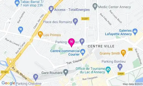 Localisation Mtre Chevalier Elodie