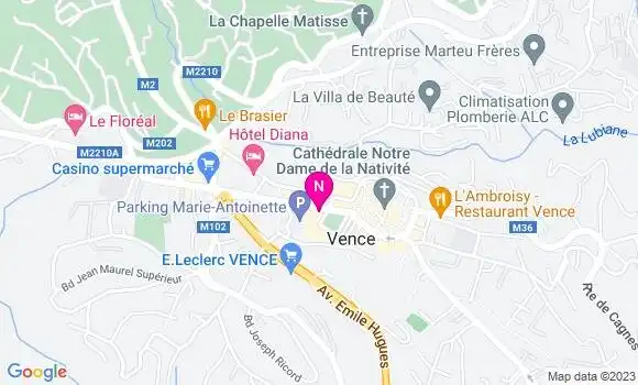 Localisation Mtre Benoit Chappat Marie