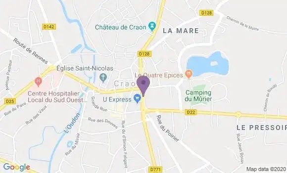 Localisation Mtre Menard Christian