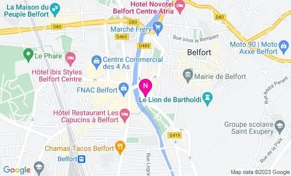 Localisation Mtre Heinrich Dodivers Roseline