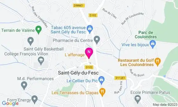 Localisation Mtre Caulier Nathalie