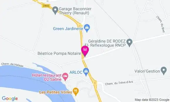 Localisation Mtre Pompa Pierre