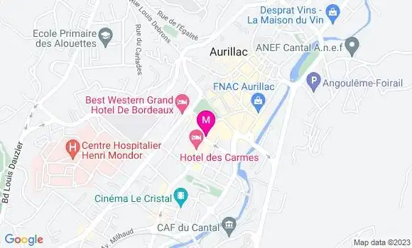 Localisation Mtre Chauliac Marion