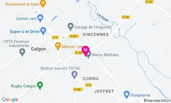 Localisation Mtre Gallot Marie