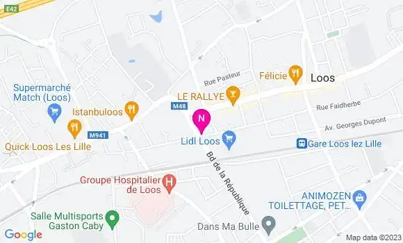 Localisation Mtre Louf Quentin