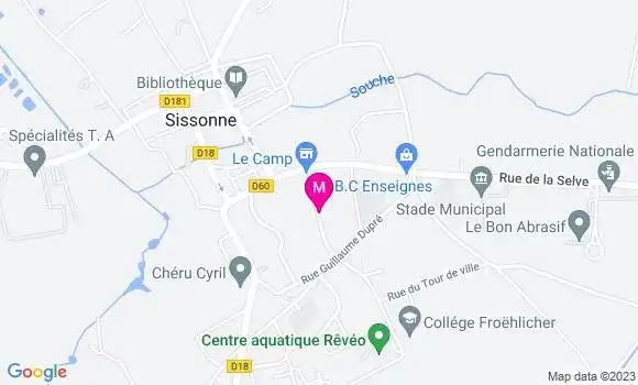 Localisation Mtre Herbert Christelle